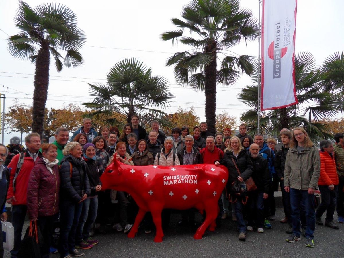 Reisegruppe Wein beim 10. SwissCity Marathon 2016